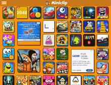 Tablet Screenshot of miniclipjeux.com